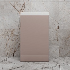 Style Line Тумба с раковиной Моно 50 санд пудровый – фотография-2